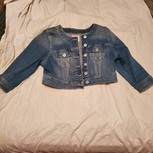 Torrid demin Jean Cropped jacket size large